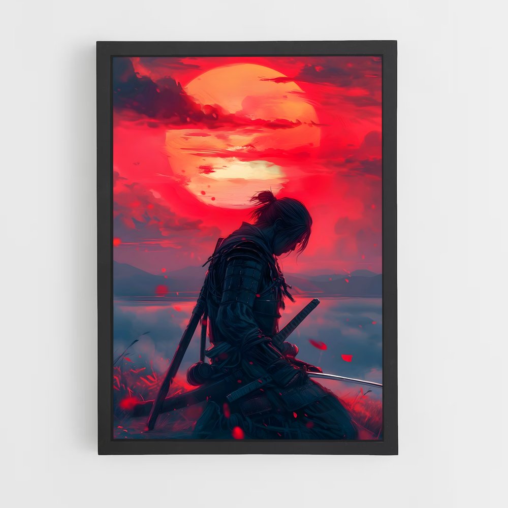 Poster La Gardienne du Crépuscule – affiche Ghost of tsushima (vue 2)